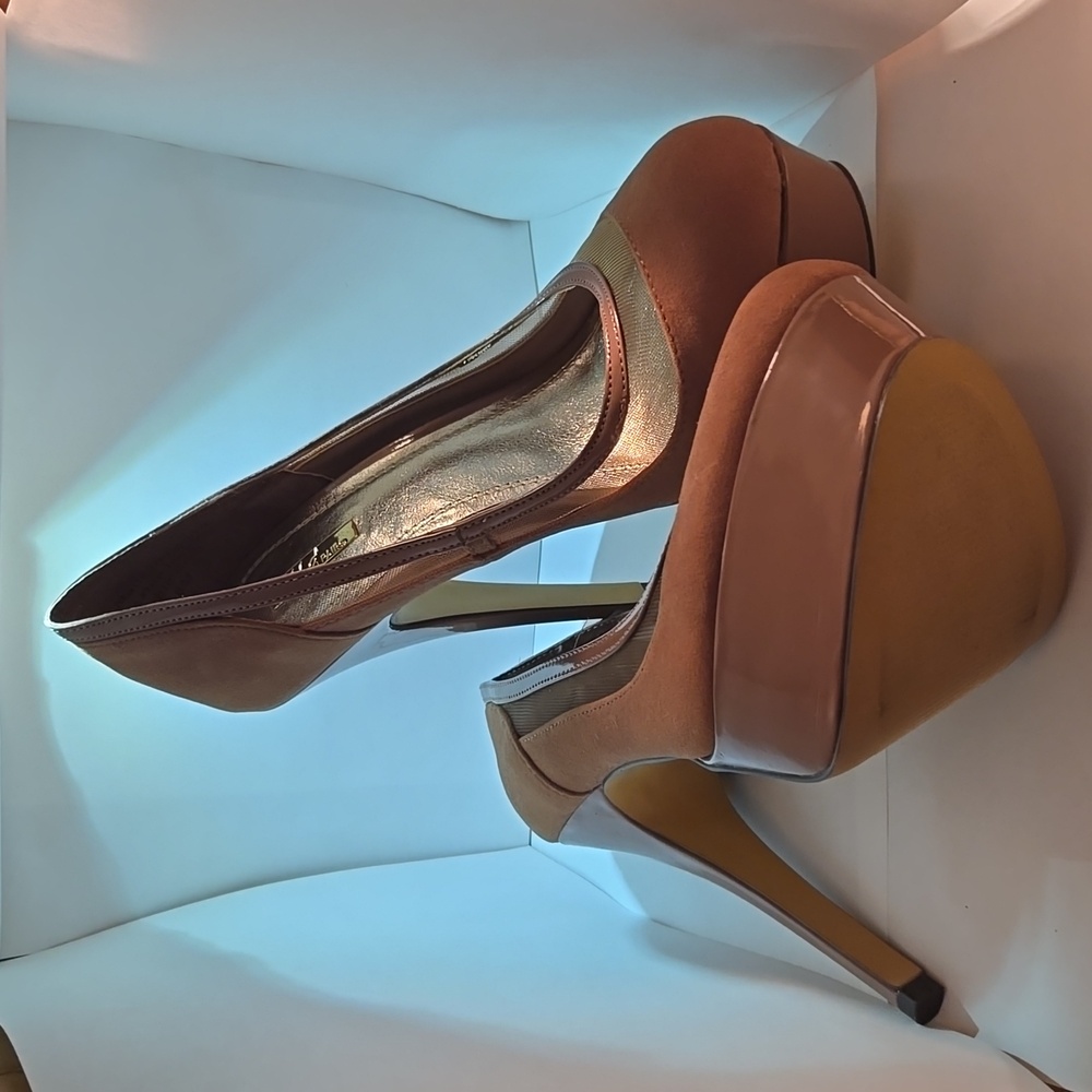 Wild Pair Taupe Suede High heels